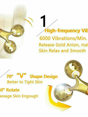 24K golden beauty roller